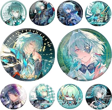 Amazon.co.jp: YATIEY(アティ) 崩壊 スターレイル 缶バッジ アナイクス